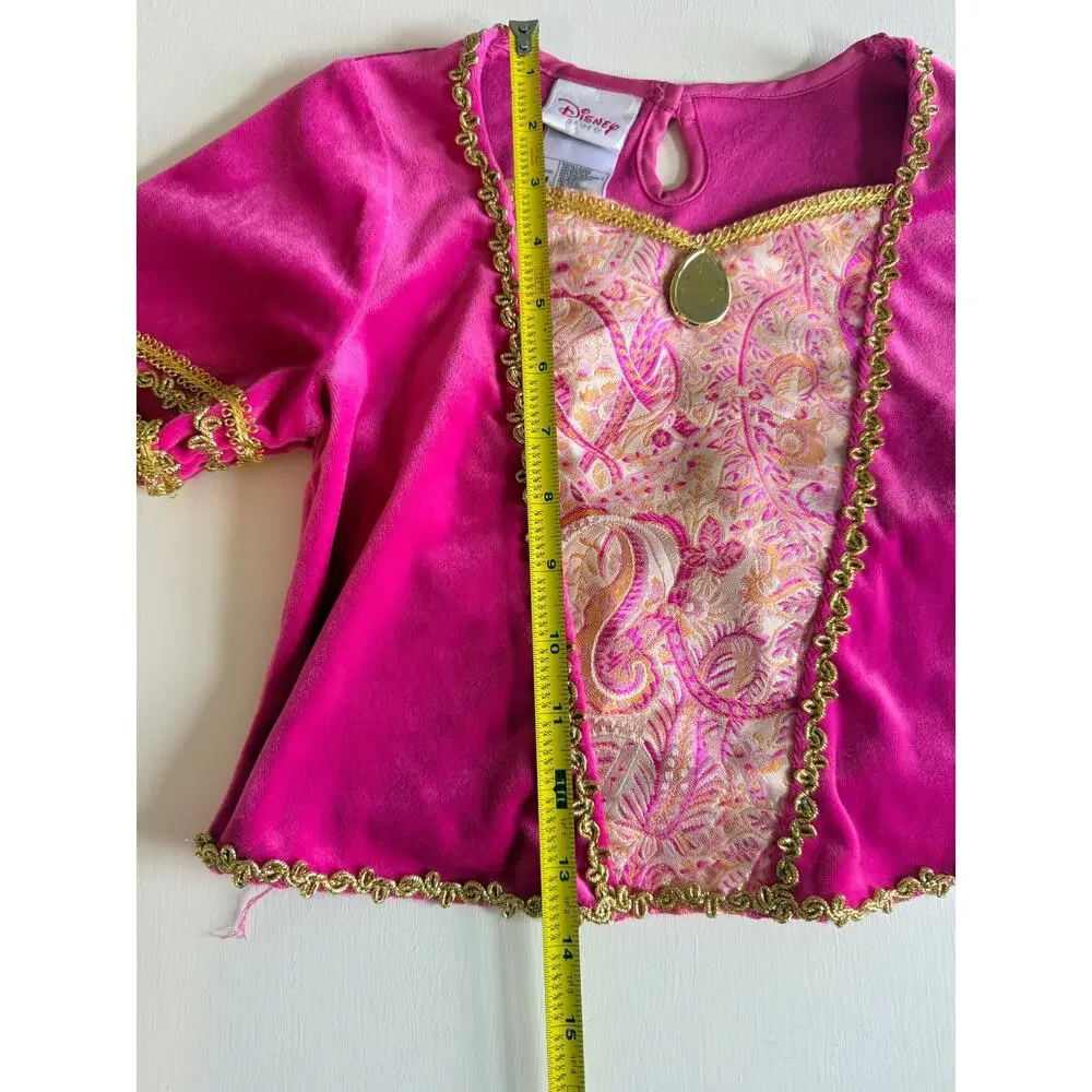 Disney Store Princess Jasmine Pink Costume Live Action Aladdin Girls Medium 7/8 - Picture 11 of 16